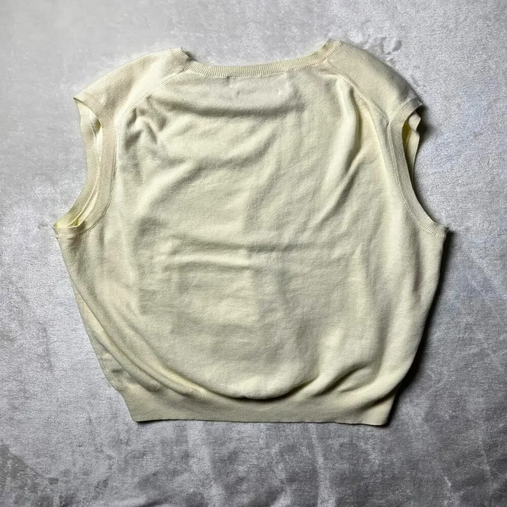 VTG Ralph Lauren Polo Sweater Vest Men's XL Pima Cotton Sleeveless Golf Jumper